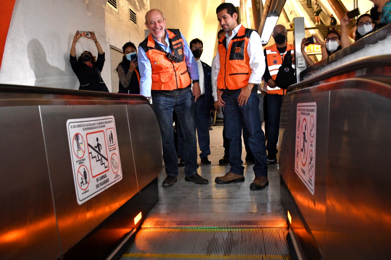 Presume el Metro inversión de 270 mdp para nuevas escaleras