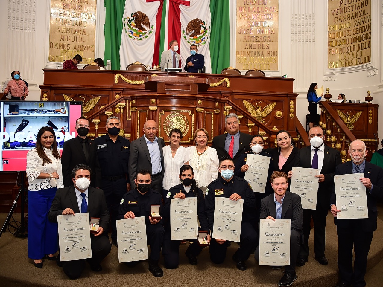 Otorgan Medalla al Mérito en Protección Civil 2021