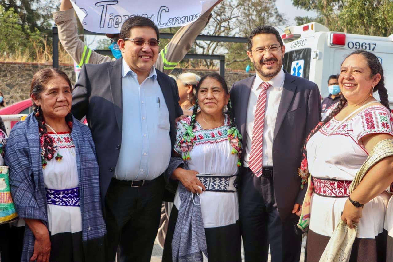 José Carlos Acosta acompaña a Sheinbaum en recorrido por Milpa Alta