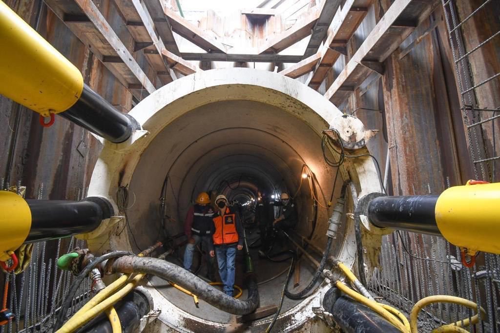 Sheinbaum se placea en el Metro