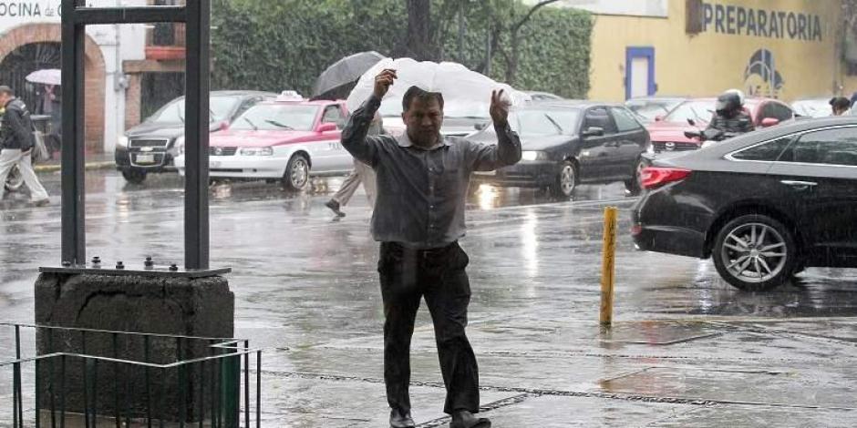 Se activa alerta amarilla por lluvias en la CDMX
