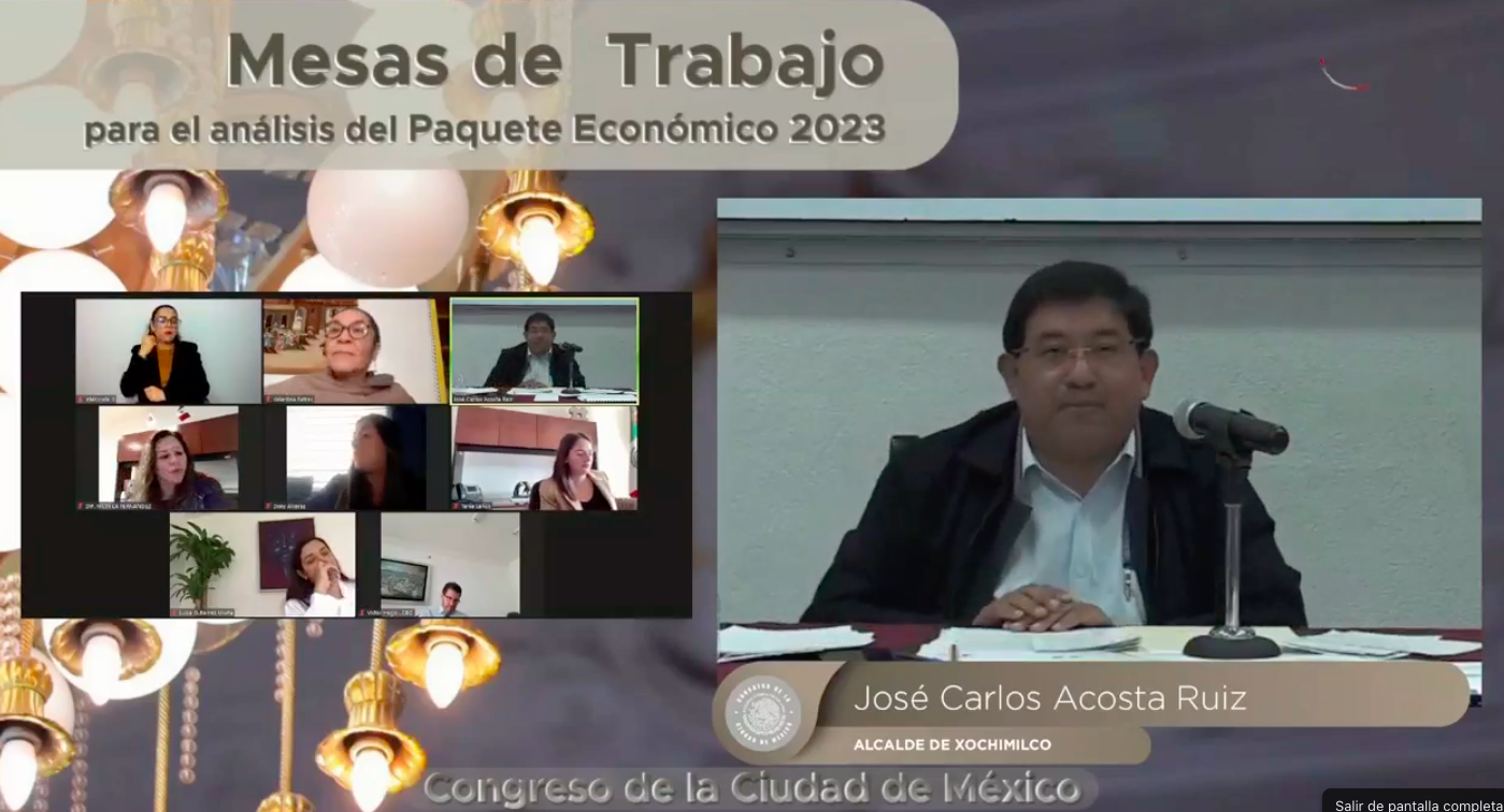 José Carlos Acosta confirma avances en Xochimilco