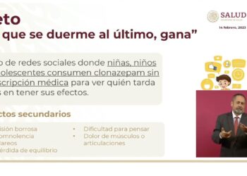 Consumo de clonazepam afecta a 45 jóvenes, en 18 estados