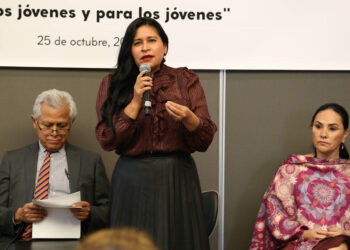 Ana Lilia Rivera destaca labor de jóvenes en zonas rurales