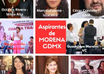 Los candidatos de MORENA a las Alcaldías CDMX