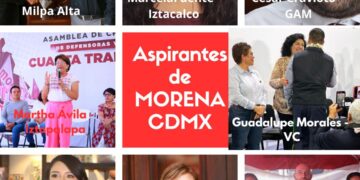 Los candidatos de MORENA a las Alcaldías CDMX