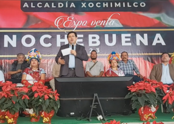 Arranca Expo venta de Noche Buena 2023 en Xochimilco 
