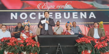 Arranca Expo venta de Noche Buena 2023 en Xochimilco