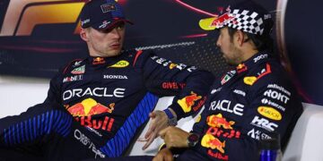 Primera fila de largada para Red Bull con Max y Sergio para el GP de China