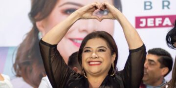 Clara Brugada asegura que medidas cautelares al presidente, López Obrador, son "mentira"