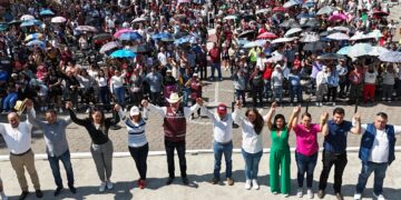 Más de 4 mil personas convoca en Tláhuac Rigoberto Salgado en asamblea del "Triunfo del Pueblo"