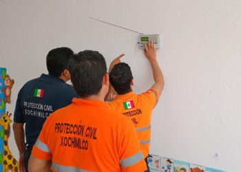 Alerta sísmica en escuelas de Xochimilco