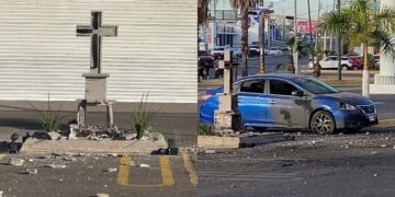 Vandalizan cenotafio de Édgar Guzmán en Culiacán