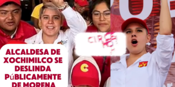 Morena le hace el feo a Circe en Xochimilco