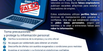 Alerta Policía Cibernética sobre ofertas de empleo falsas en redes sociales