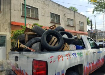 Retiran 1.5 toneladas de obstáculos en calles de Cuauhtémoc