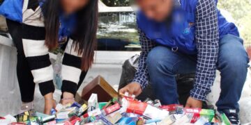 Alcaldía Coyoacán retira tabaco ilegal de puestos en CETRAM de Tasqueña