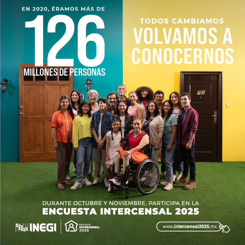 INEGI toca tu puerta: arranca la Encuesta Intercensal 2025