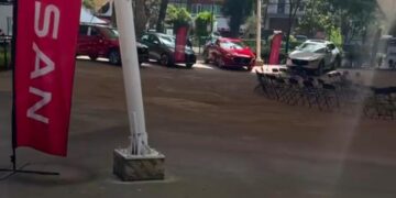 Vecinos denuncian invasión de parque en Benito Juárez por agencia de autos