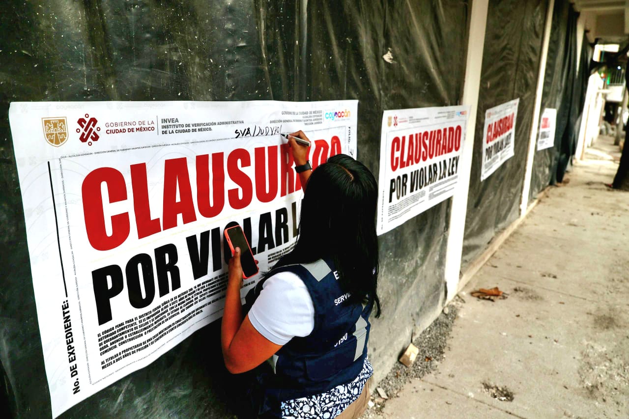 Coyoacán suspende obras irregulares al no exhibir permisos